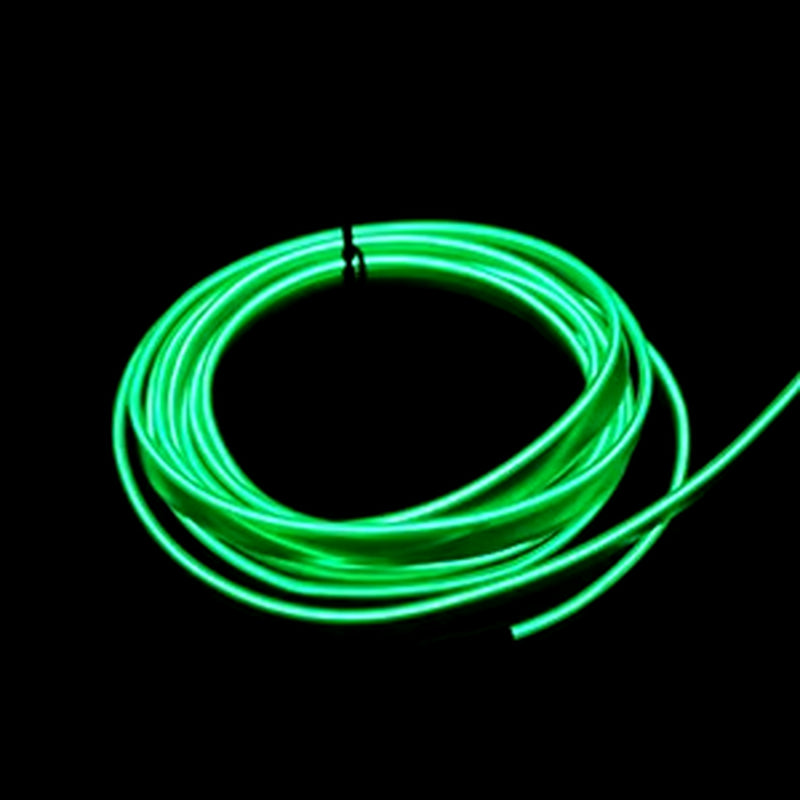 Transform Your Car with Vibrant EL Wiring Neon Strip Lights - Flexible LED Ambient Lighting for Parties and Daily Drives!