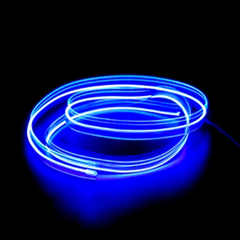 Transform Your Car with Vibrant EL Wiring Neon Strip Lights - Flexible LED Ambient Lighting for Parties and Daily Drives!