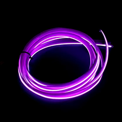 Transform Your Car with Vibrant EL Wiring Neon Strip Lights - Flexible LED Ambient Lighting for Parties and Daily Drives!