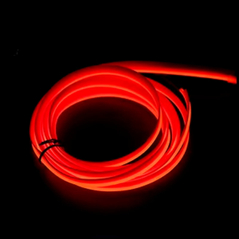 Transform Your Car with Vibrant EL Wiring Neon Strip Lights - Flexible LED Ambient Lighting for Parties and Daily Drives!